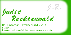 judit recktenwald business card
